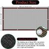 High-Density Sunshade Net Edge-Perforated Sun Shade Cloth Multi-Sized Sunshade Sail  Courtyard