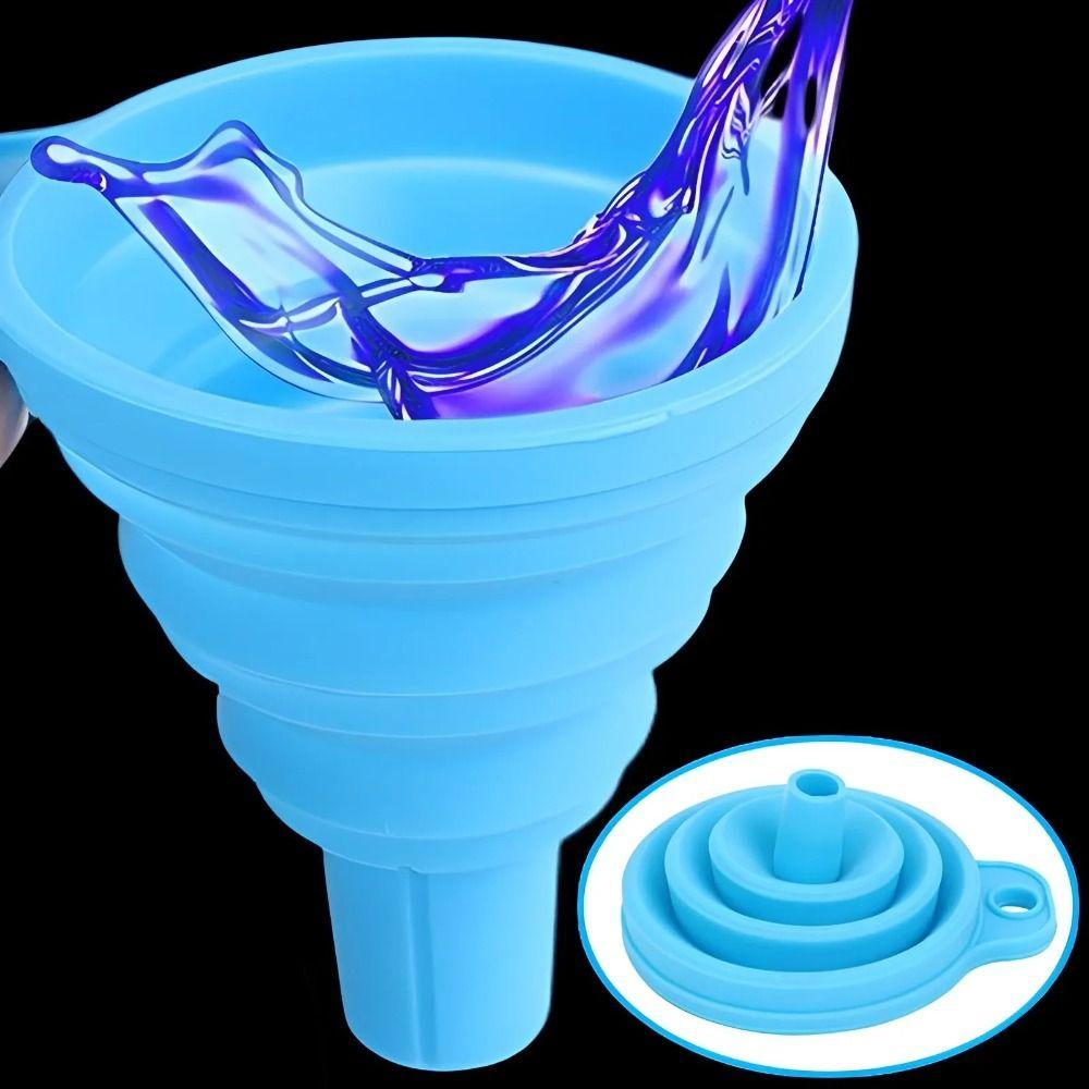 Universal Liquid Funnel Foldable Kitchen Funnel Car Engine Funnel Washer Fluid Change