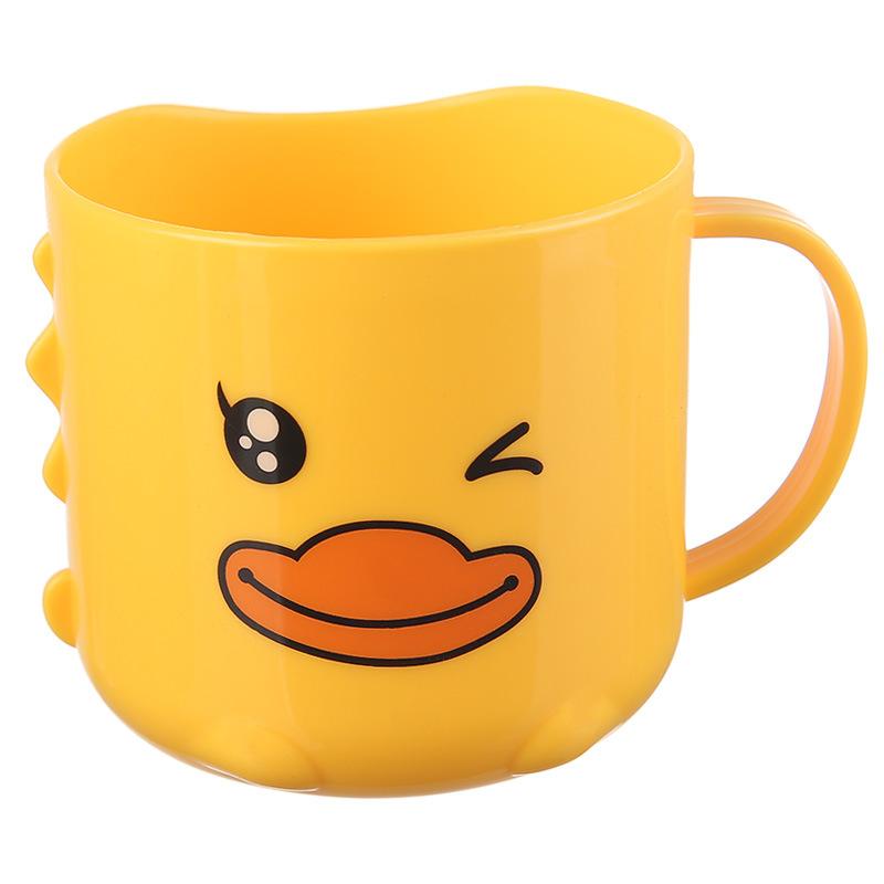 Children's Cartoon Mouthwash Cup Baby Cute Thickened Toothbrush Cup Penguin Cartoon Mouth Cup Little Yellow Duck Cup