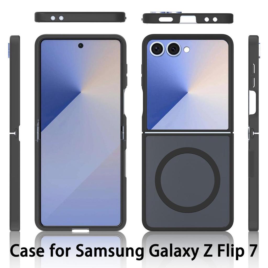 Магнитный полупрозрачный матовый защитный чехол для Samsung Z Fold 7/Flip 7