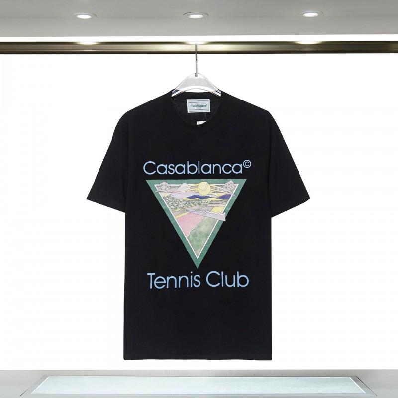 Casablanca Graphic T-Shirt Teen Boys Short Sleeve Loose Fit 2025