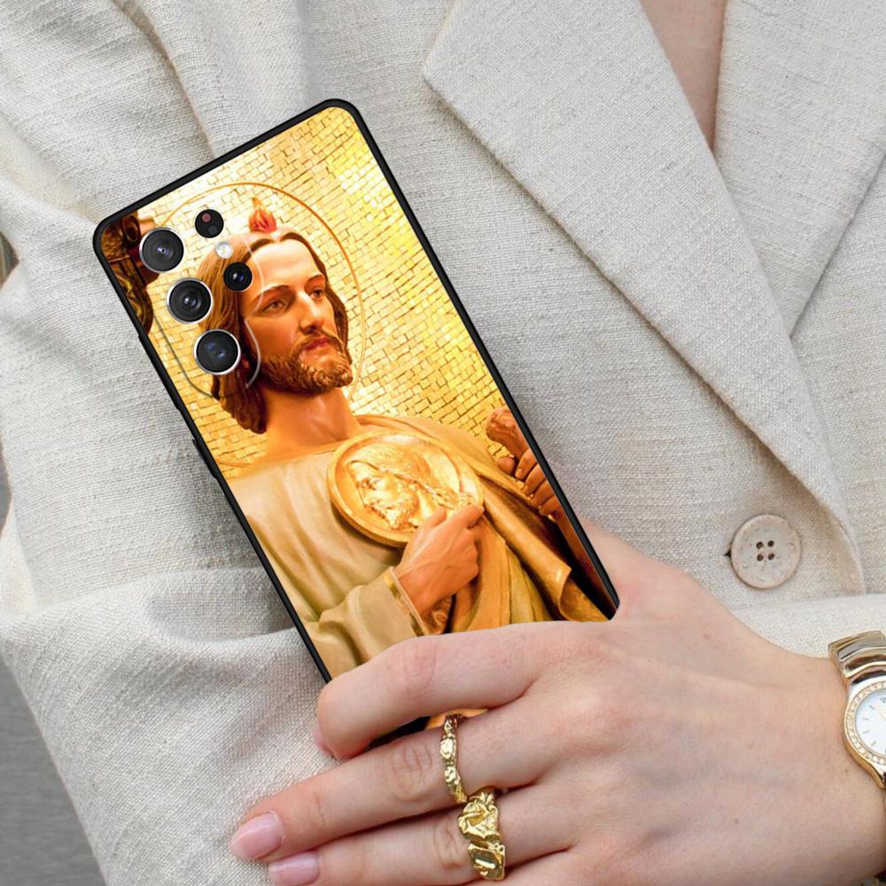 San Judas Cell Phone Case for Samsung Galaxy S26 Ultra S25 S24 S23 S22 S21 S20 Note10 Cover