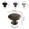 10PCS Hardware Knob for Kitchen Cupboard Knobs Cabinet Handle Pull Door Drawer Office Bathroom