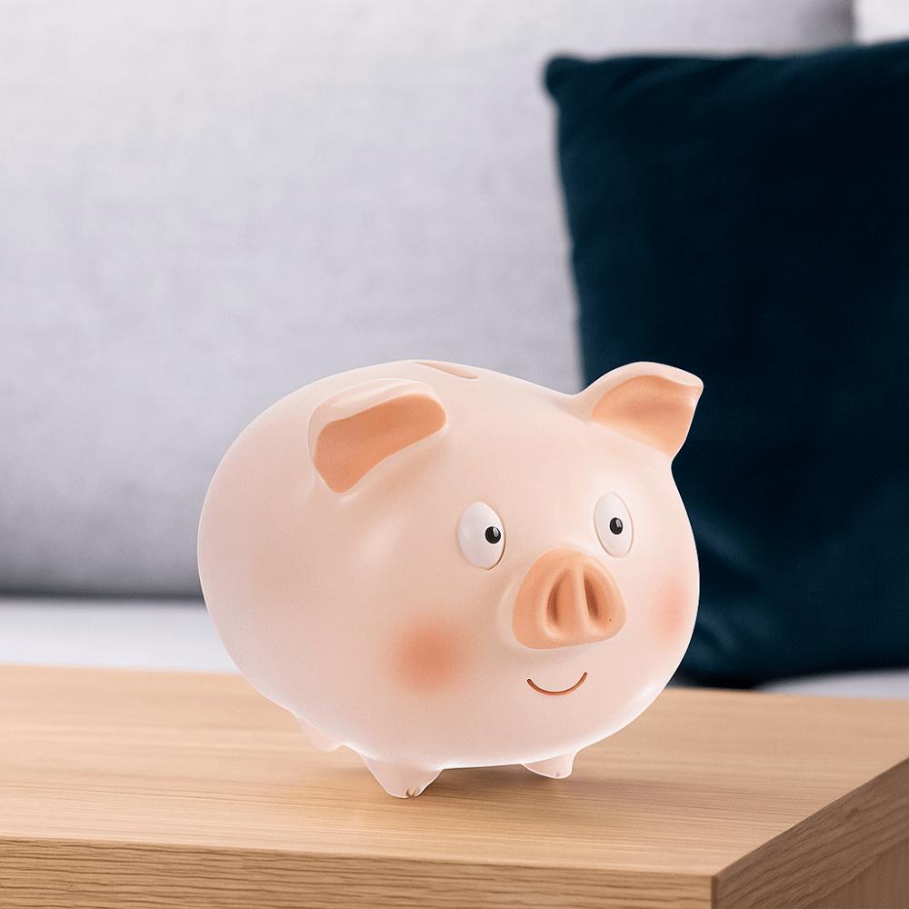 Decorative Cartoon Piggy Money Boxes Anti Drop Piggy Model Piggy Bank Piggy Piggy Bank  Coins Cash