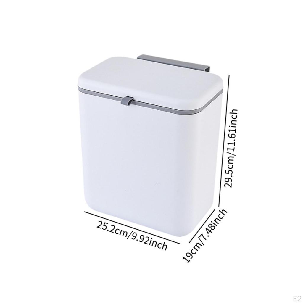Hanging Kitchen Trash Can Easy To Clean with Inner Bucket Modern Stylish for RV Home
