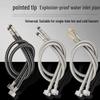 304 Stainless Steel Braided Flexible Hose for Kitchen Faucet - Hot/Cold Inlet Pipe