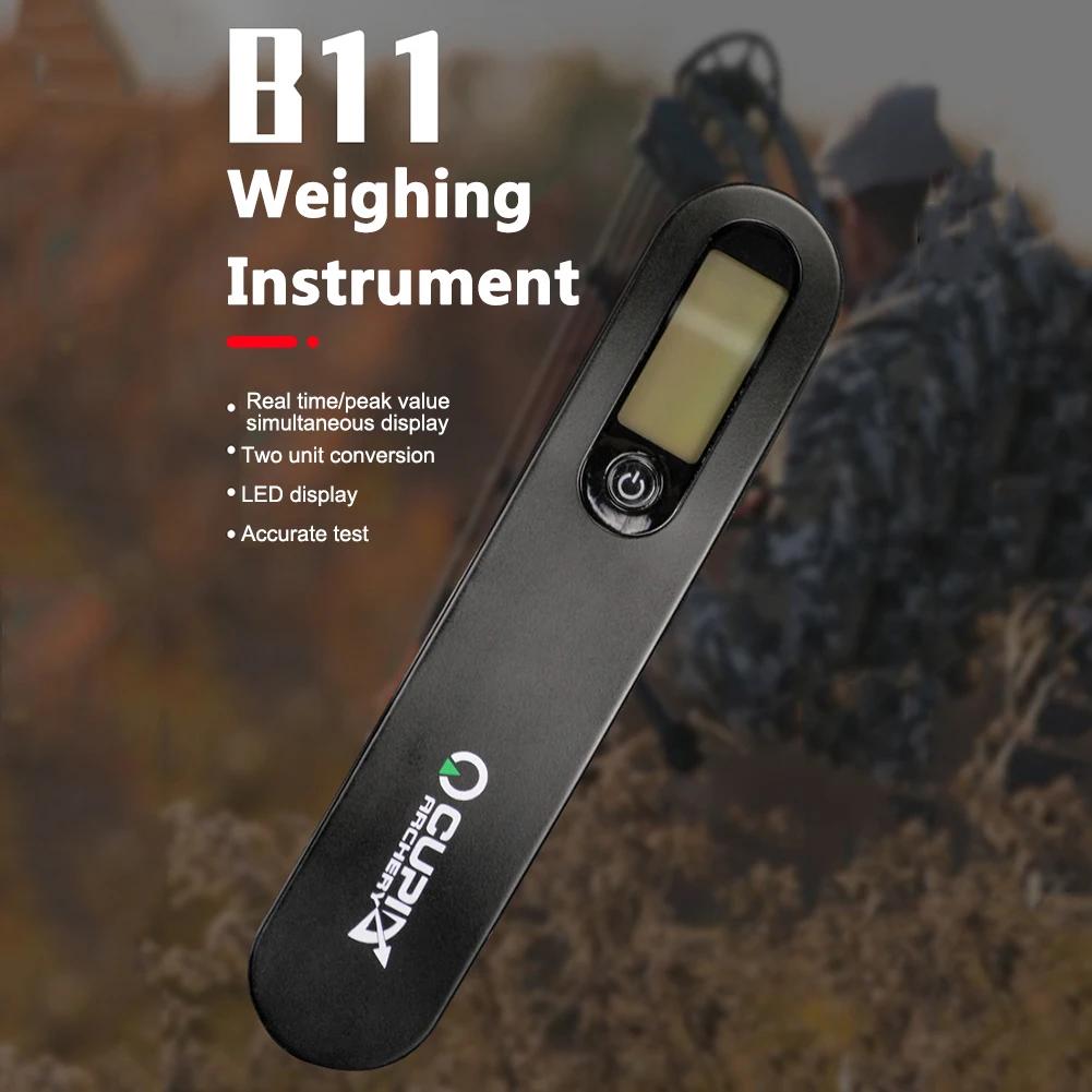 Светодиодный лучный весовой инструмент 110 фунтов Вес натяжения Динамометр Измерительный прибор Охота Стрельба Блочный Рекурсивный лук