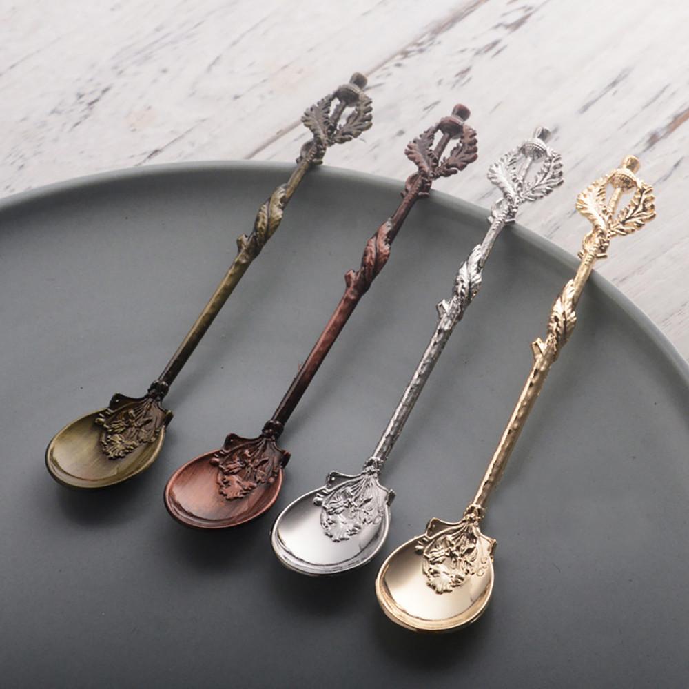 Luxury Vintage   Carved  Tea Coffee Ice  Dessert Scoop Spoon