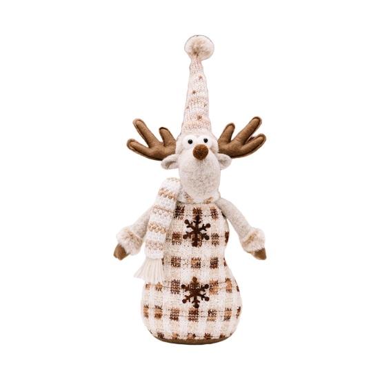 Рождественская кукла украшения Санта Снеговик Лось плюшевые рождественские украшения коллекционные настольные Санта плюшевые