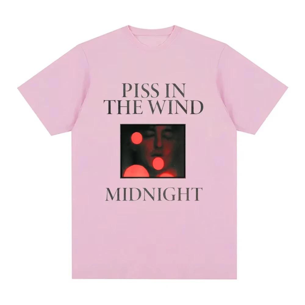 Футболка Альбом Piss in The Wind-MIDNIGHT Tee Хлопок Высокое Качество Харадзюку Футболка Летняя Удобная Рубашка