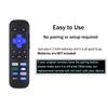 Universal Remote Control for Roku TV Infrared Controller for TCL /Hisense /Insignia /Element/Westinghouse /Hitachi with 8 Hot Keys