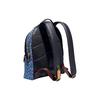 Coach Charter 30 Water Ripple Fabric Classic Logo Denim Large Capacity Backpack Women backpack Denim-Blue C9731-WAH