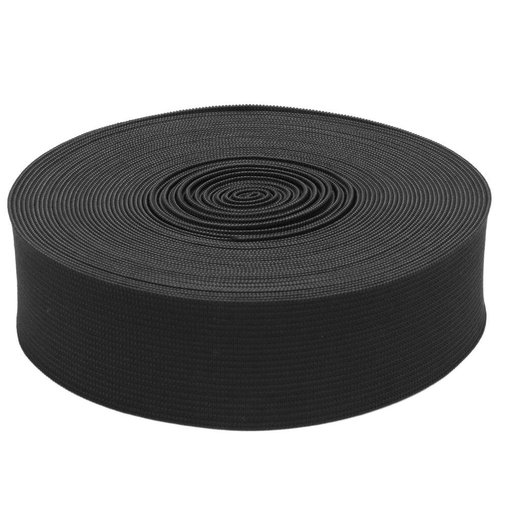 Elastic Band 10 Yards Black 3.5cm1.4in Width Thicken DIY Cutting Comfortable Breathable Sewing