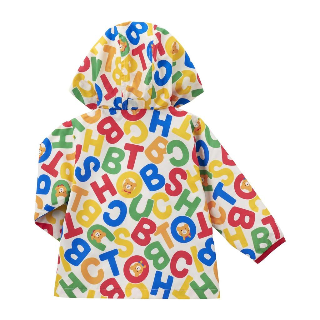 MIKI HOUSE HOT BISCUITS Windbreaker for Boys and Girls, Multicolor, 80cm (Product Code: 71-3701-685)