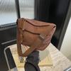 Unique Shoulder Bag for Women and Students Retro and Versatile Corduroy Velvet Phone Bag