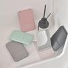 Convenient tabletop vanity mirror, portable small leather mirror