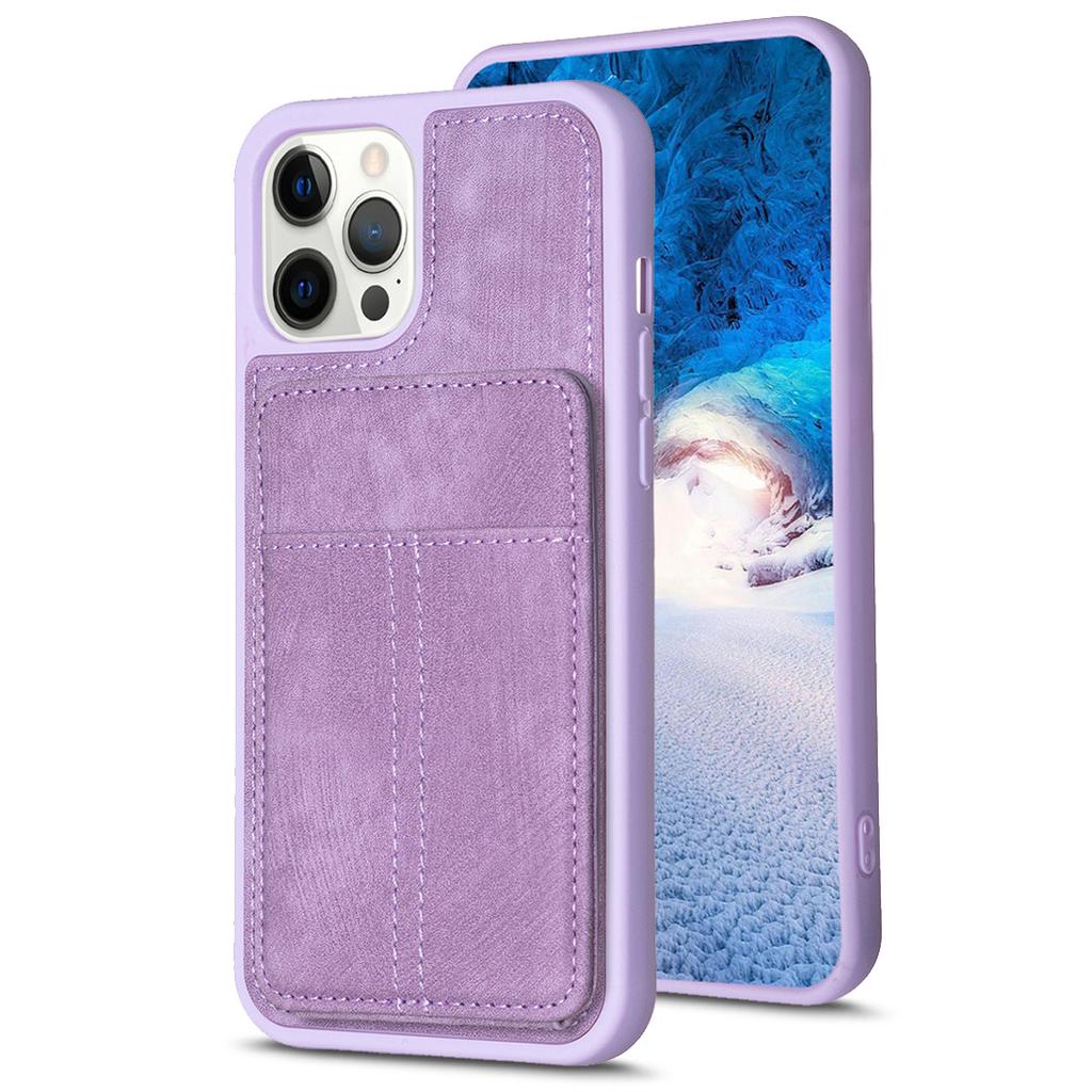 Подходит для чехла на мобильный телефон iPhone15 14plus матовый с держателем для карт противоударный защитный чехол 13Pro однотонный чехол