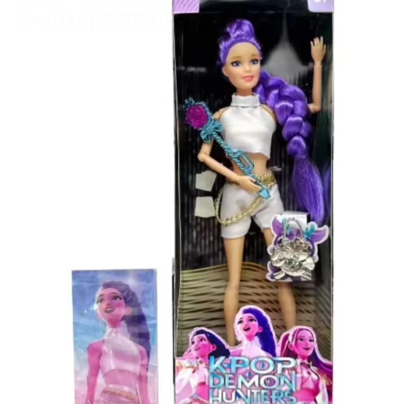 Полный набор новых K-POP кукол «Охота на ведьм» Люми Э Ре Мира Зои Виниловые куклы Фигурки Детские рождественские подарки