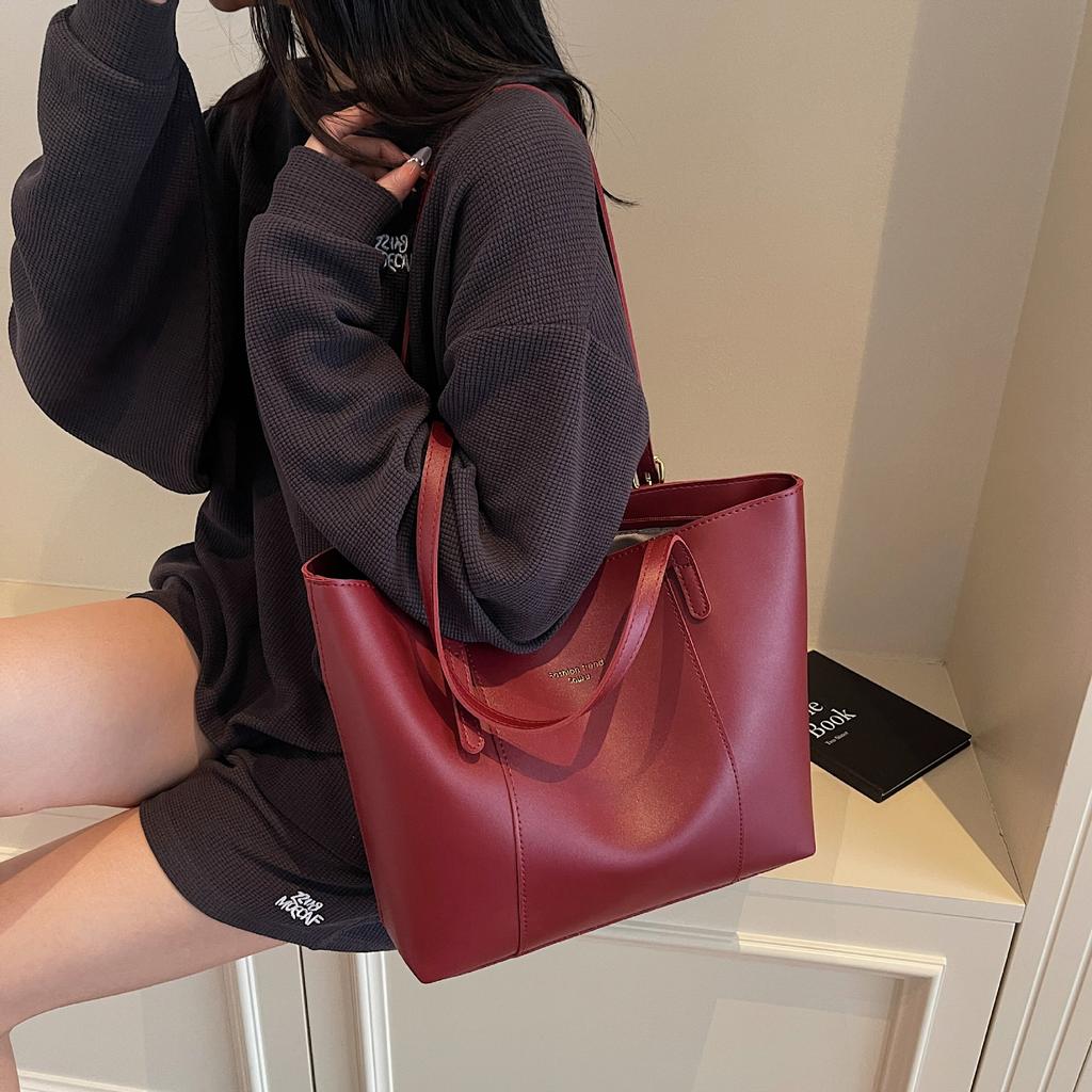 Сумка-тоут премиум-класса большой вместимости через плечо женская 2025 новая модная летняя модная текстурная универсальная сумка-мессенджер