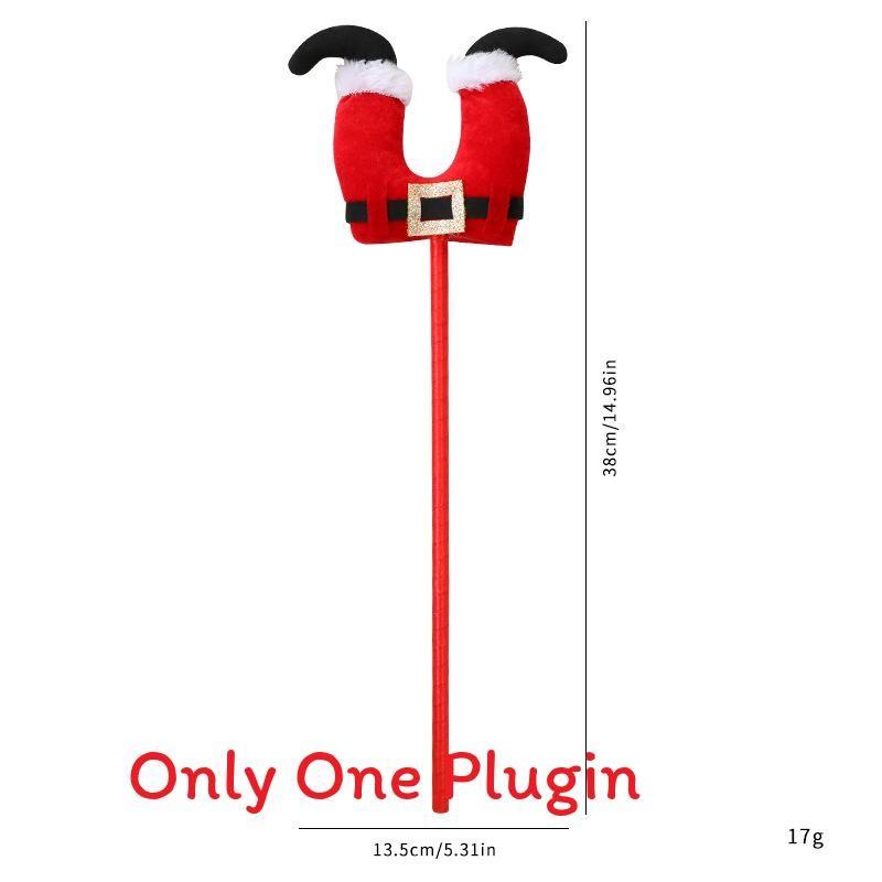 Christmas Elf Leg Fabric Decoration With Cartoon Style For Holiday Tree Accessories