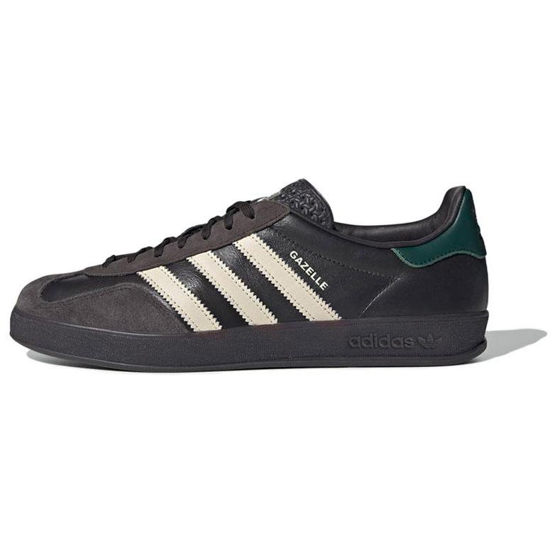 adidas Gazelle Indoor Кожаный 'Черный Коричневый Зеленый' IH0374
