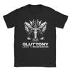 Мужская футболка Ultrakill Gluttony Shooting Game V1 Rock Leisure Tees с коротким рукавом, с круглым вырезом, 100% хлопок, больших размеров, мерч
