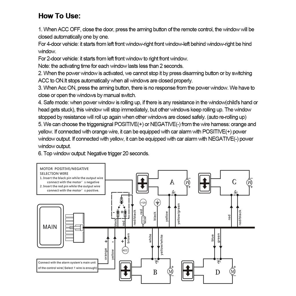 12В Универсальный Автоматический Модуль Закрытия Стеклоподъемников для 4-дверных Автомобилей 4-дверный Автоматический Закрыватель Стеклоподъемников Модуль Автоматического Закрытия Автомобиля