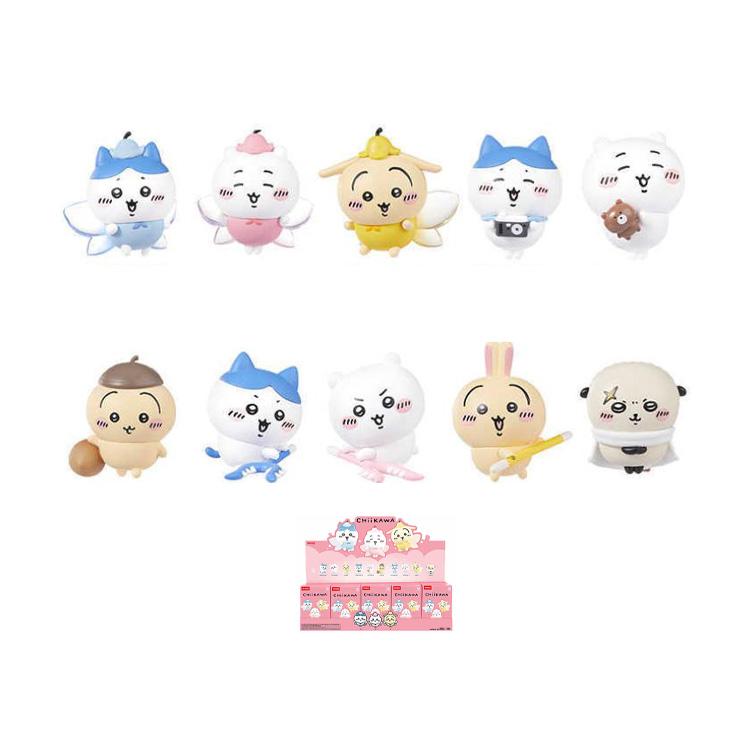 MINISO Коллекция Chiikawa Счастливый Друг Mystery Boxes 10 За Одну Blind Box/целая Коробка Кукла
