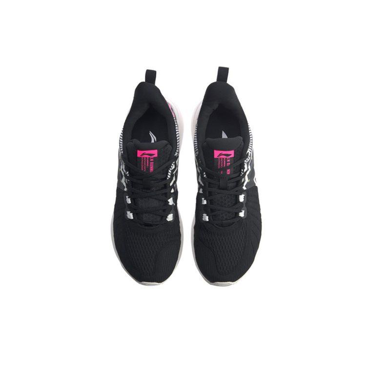 Li Ning SOFT PLUS Низкие Беговые Кроссовки Женские Черно-белые ARHQ024-6