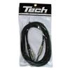 TECH TMC-3 3m XLR (Female) To Phone (Male) Microphone Cable, Black