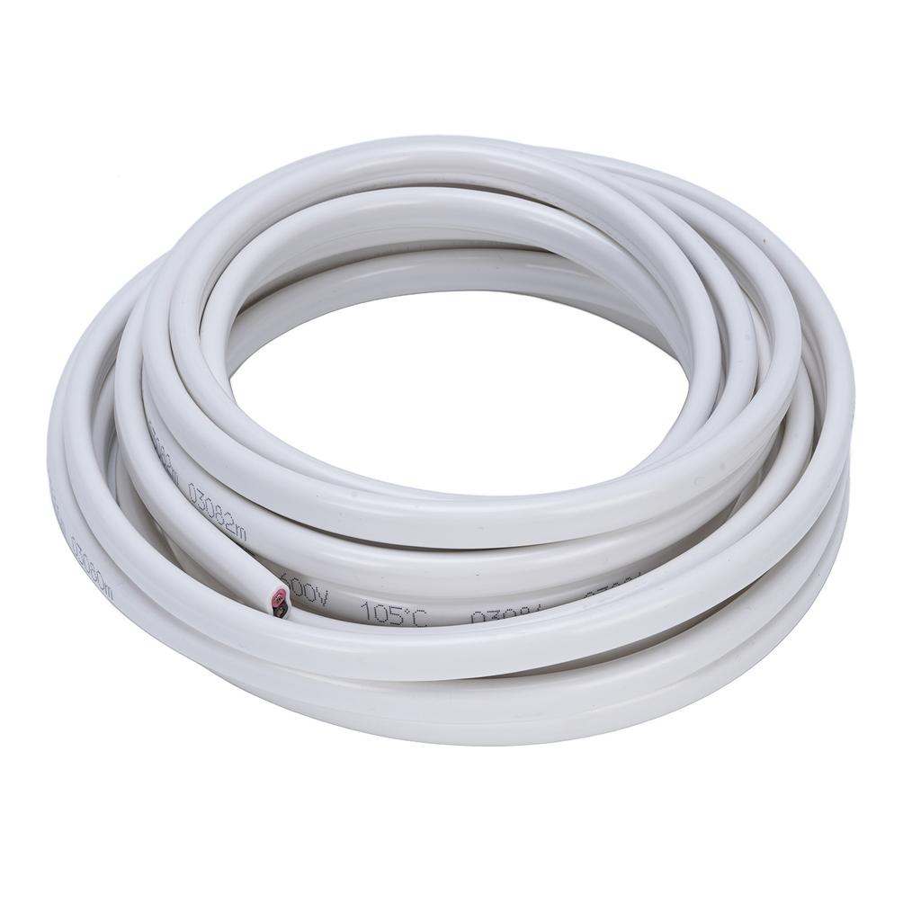 Морской провод 12 калибра Высокочистый медный провод OFC 20 футов 12 AWG 2 жилы Изолированный Многожильный ПВХ Лодочный Электрический провод 600 В