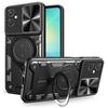 For Samsung Galaxy A06 5G Case TPU + PC Phone Cover with Kickstand , Slide Lens Window