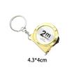 Etractable Mini Keychan Tape 2M Measure Measure Key Chain New Snail Measuring Tape
