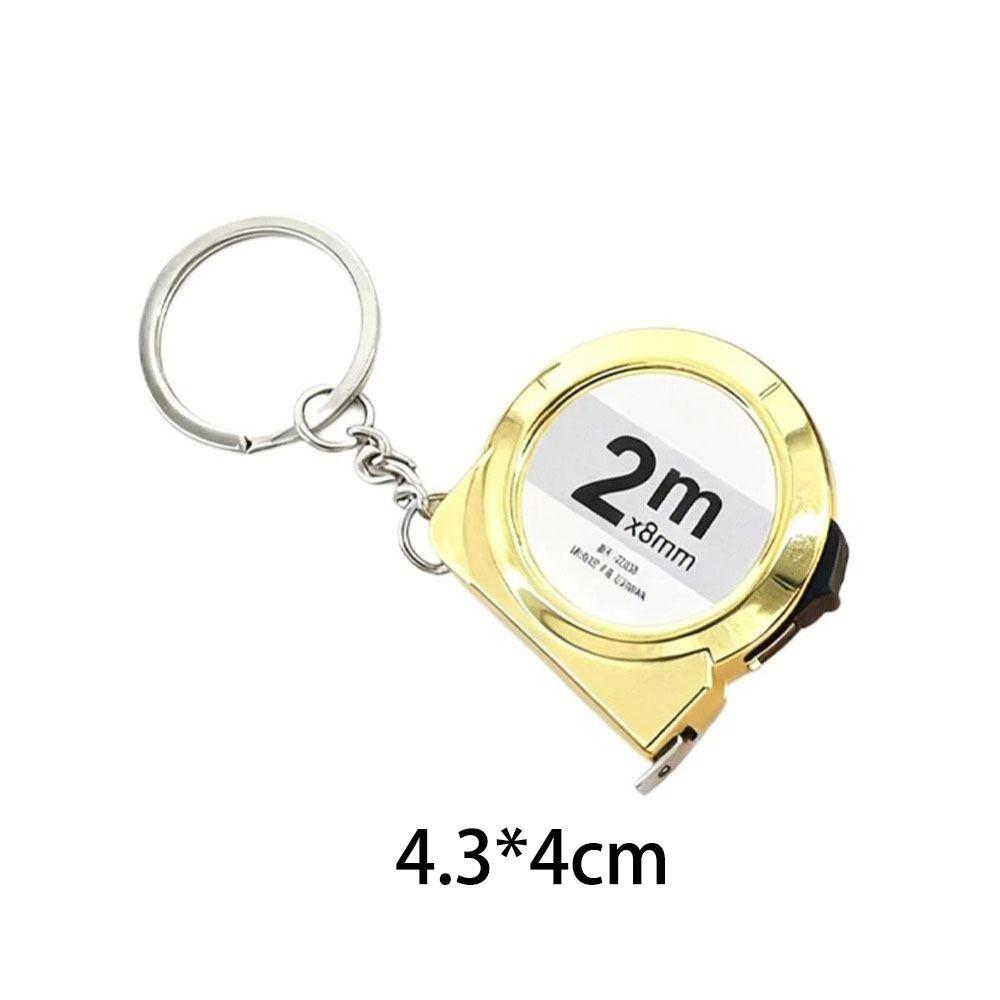 Etractable Mini Keychan Tape 2M Measure Measure Key Chain New Snail Measuring Tape