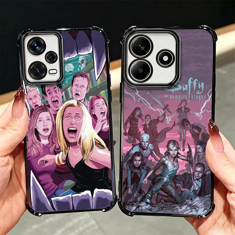 The Vampire Slayer Buffy Soft Phone Case For Xiaomi Redmi Note 14 15 Pro Plus 13 12 11S 11T 5G 10 9S 9 Plating Anti-Fall Fundas