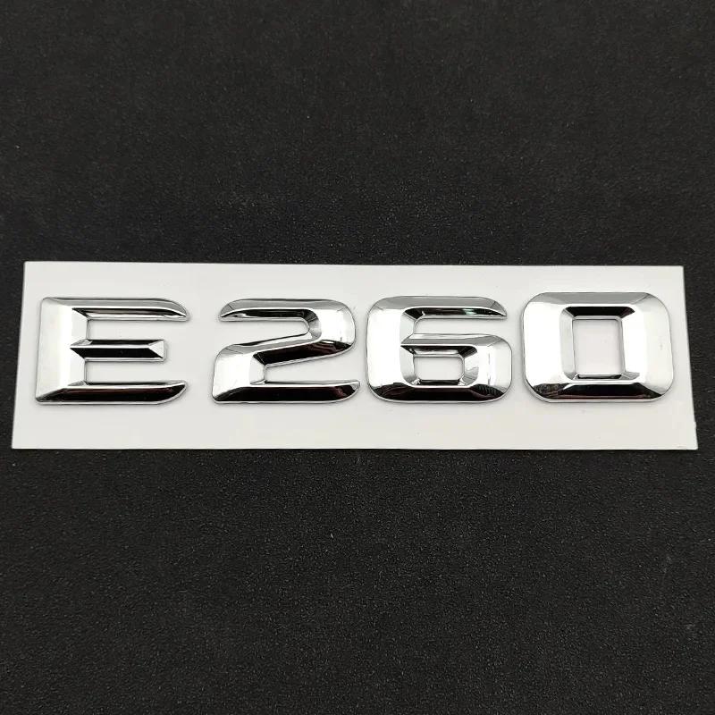 Буквы Логотип Шильдик Наклейки на Багажник Автомобиля для Mercedes Benz E-Class E200 E220 E230 E250 E260 E300 E350 E400 W212 W213