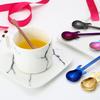 304 stainless steel guitar spoon coffee spoon stirring spoon titanium ice bar music bar spoon creative gift spoon Gold