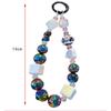 Beaded Beaded Phone Lanyard Resin Crystal Beads Phone Strap  Mobile Phone Accessories