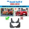 Автомобильные брызговики для Suzuki Swift 2 II 2005-2010, брызговики, брызговики, брызговики Fender 2006 2007 2008 2009