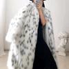 Imitation Fur Coat Women's Imitation Fox Hair Long Coat Winter New Fluff Spotted Long-sleeved Coat