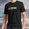Новая футболка с логотипом TDK Золотая Активная футболка Смешная