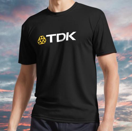 New Shirt TDK Logo Gold Active T-Shirt Funny Size S - 5XL