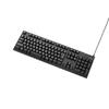 Клавиатура ELECOM для PS4, проводная, мембранная, 108 клавиш, кабель длиной 3 м, выдерживает 10 миллионов нажатий, прочная, черная, GM-TKFCM062BK