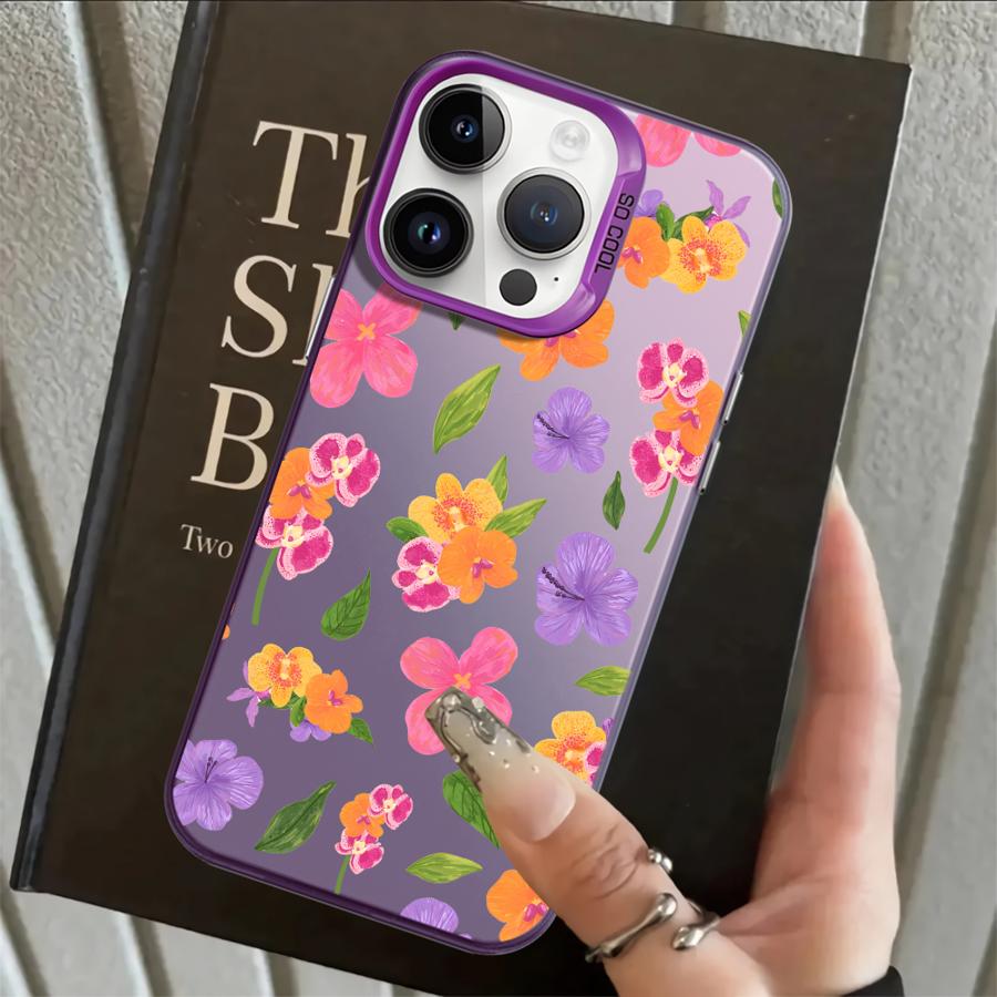 Чехол для iPhone 17 Pro Max 15 Plus Air 13 Pro 14 12 16 11 XR XS Задняя крышка для телефона Фрукты Цветы