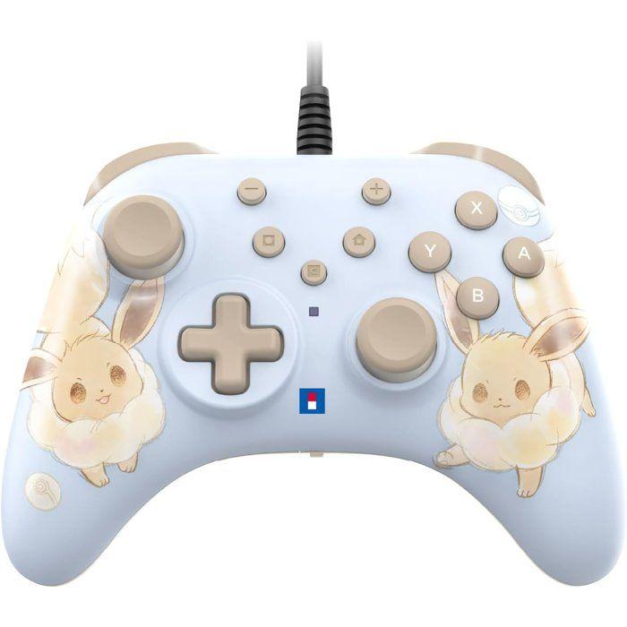 Manette de jeu - Nintendo Switch et Switch 2 - Pokémon - Filaire - Bleu - Horipad Turbo - Boutons arriere programmables - Hori
