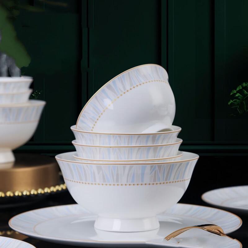 Вутуо Набор керамической посуды из 60 предметов с кастрюлей