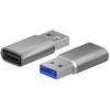 Adaptateur USB - AISENS - Mini Adaptateur USB 3.2 GEN2 - USB-C Femelle - USB-A Mâle - 10 Gbps