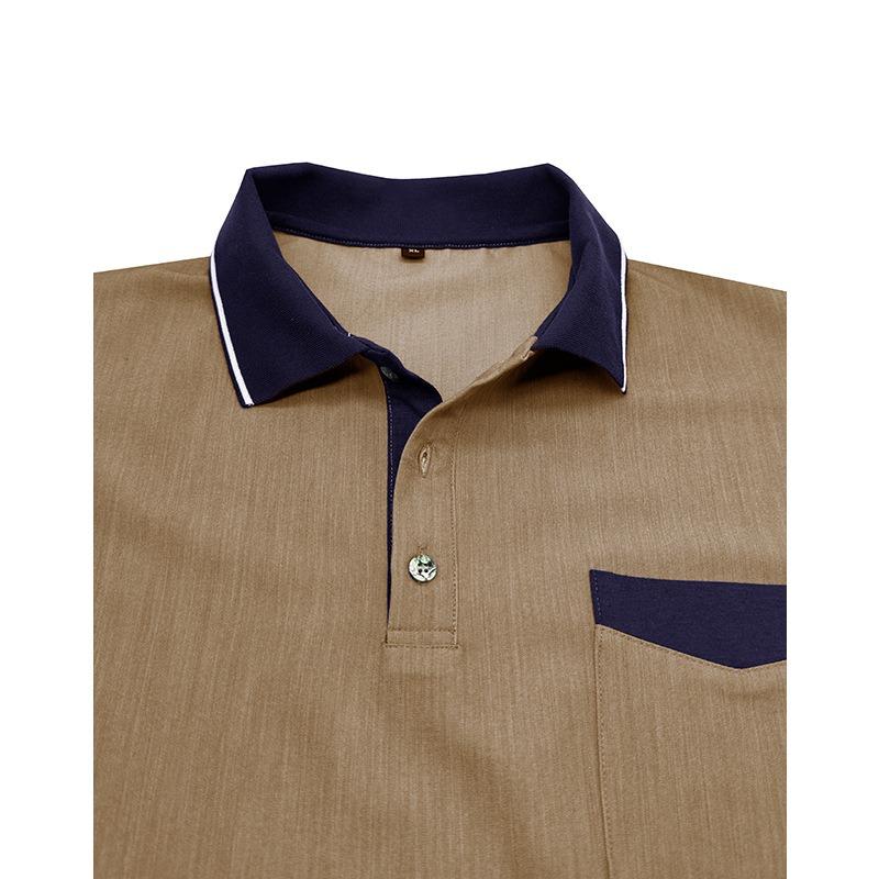 Летняя Винтажная Поло Повседневная Модная Короткая Рукав Футболка Мужская Пэчворк Деним Футболка Пуловер Топ Мужчины