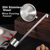 BJ 304 Stainless Steel Wine Pourer Funnel with Filter Mesh, Wine Dipper, Oil Spoon, And Liquor Dispenser Set