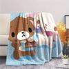 Honey Bonnie  Print Flannel Blanket, High quality Comfortable for All Seasons, Home Decor, Warmth and Comfort